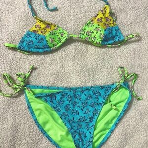 Multicolor Floral Bikini